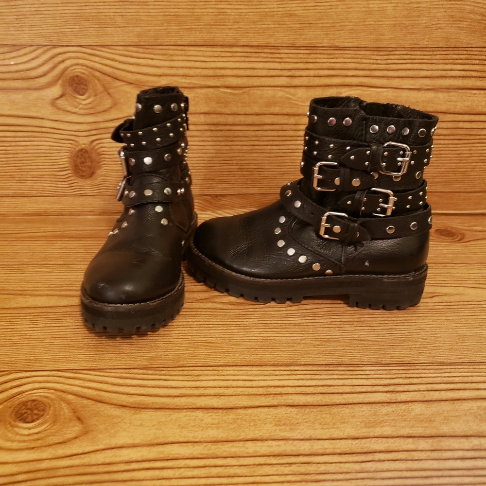 Genuine Leather Girl Boots